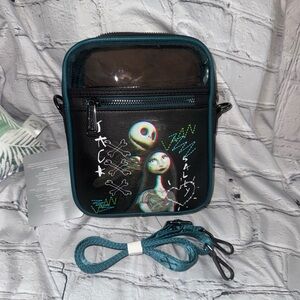 Disney Parks Loungefly Nightmare Before Christmas Jack Sally Crossbody Bag